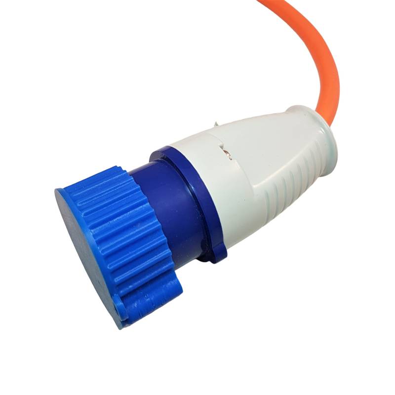 3D Kabine 16 Amp Elektrische Stecker Staub Cover für Wohnmobil/Caravan/Camping Hookup Kabel: Blau von 3D Cabin