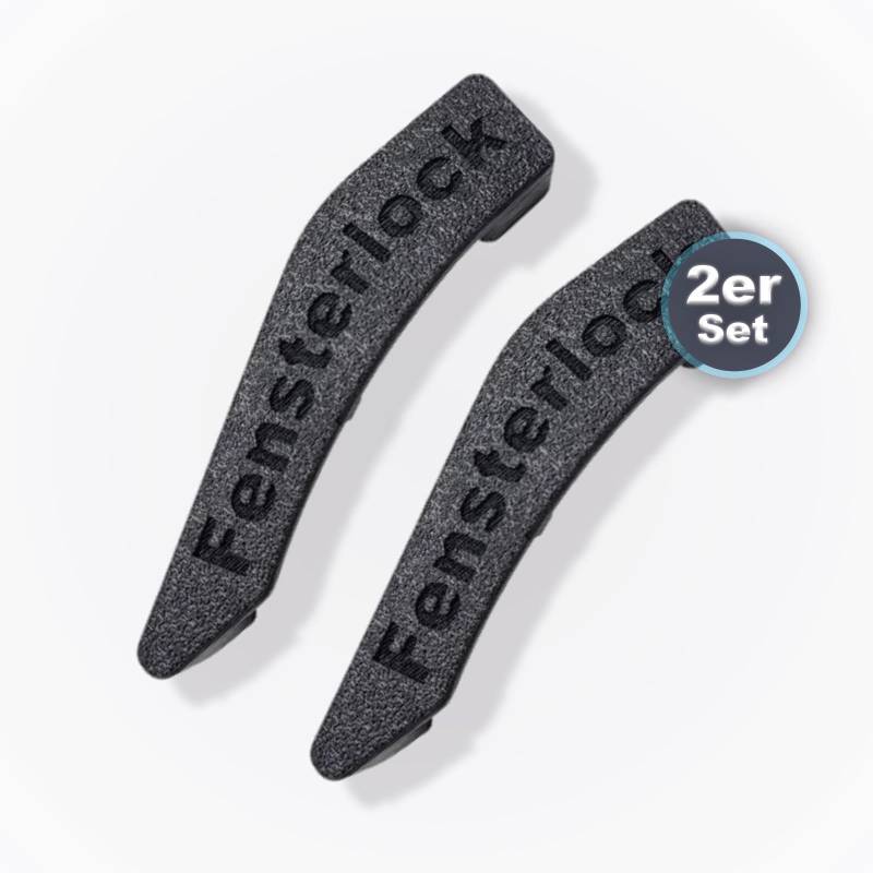 3D-Druck Camper Fenstersicherungen in Schwarz/Einbruchschutz/Verriegelung für Dometic Seitz Fenstergriff/Fensterhebel Wohnmobil- und Wohnwagenfenster (Typ 4, 2er Set rechts) von 3D-Druck Camper