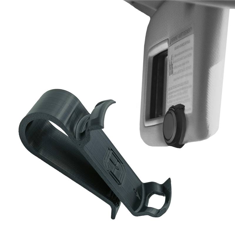 Sonnenblende Halterung für OOONO CO-Driver NO2 Clip Blende Klemme Formstabil schwarz von 3D M