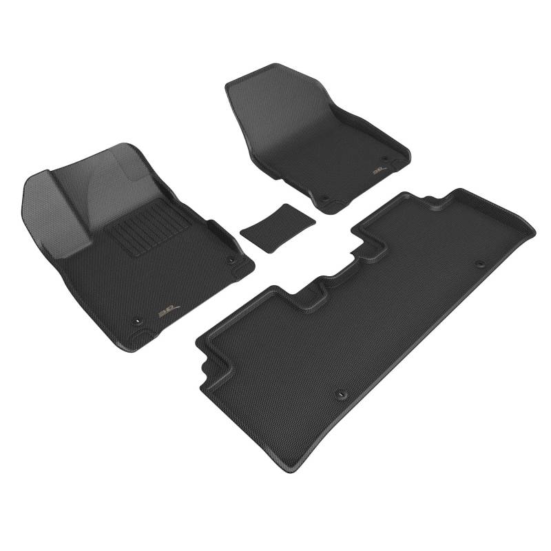 3D MAXpider KIA EV6 2022 Kagu Schwarz R1 R2 (4 Stück) von 3D MAXpider