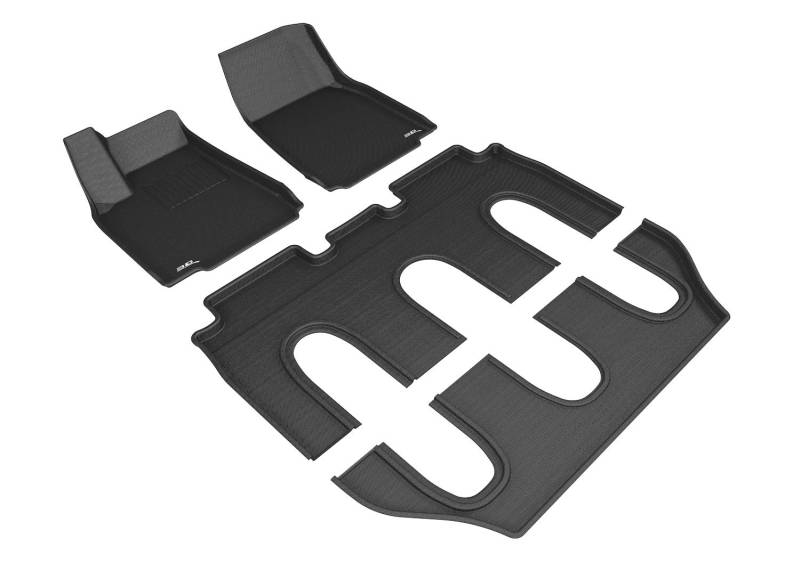 3D MAXpider L1TL00201509 schwarz Tesla Model X Power 7-Sitzer 2016-2017 Kagu Gummi Komplettset Fußmatte von 3D MAXpider