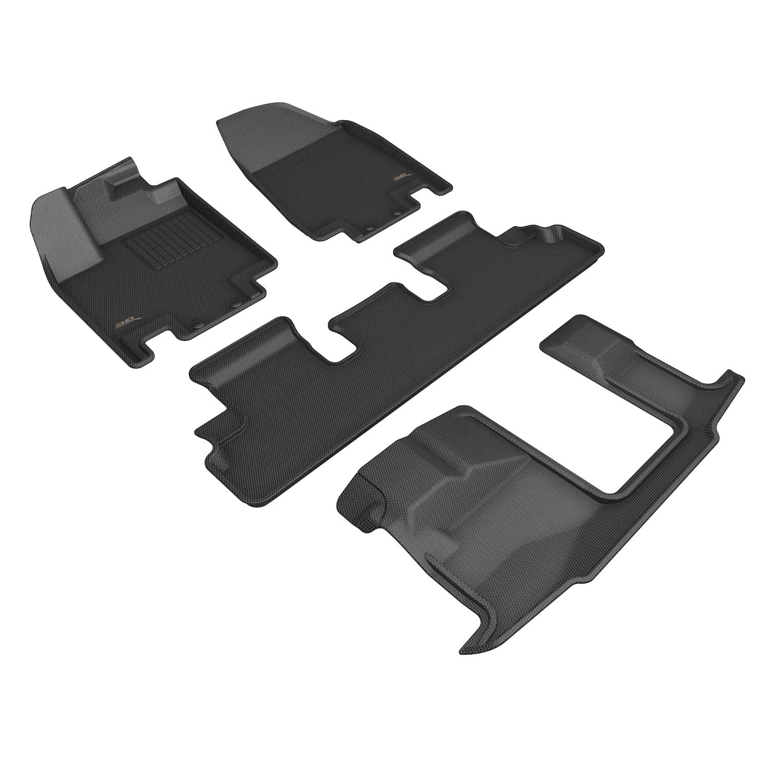 3D MAXpider Passgenaue Bodeneinlagen, kompatibel mit Infiniti QX60 7 Seat 2022–2023 Kagu Black R1 R2 R3 3D MAXpider Passgenaue Bodeneinlagen, kompatibel mit Infiniti QX60 7 Seat 2022–2023 Kagu Black R1 R2 R3 von 3D MAXpider