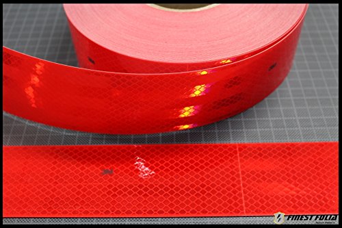 1m 3M Diamond Grade 983 Rot Scotchlite Konturmarkierung Reflexfolie Reflexband (1 Meter) von 3M