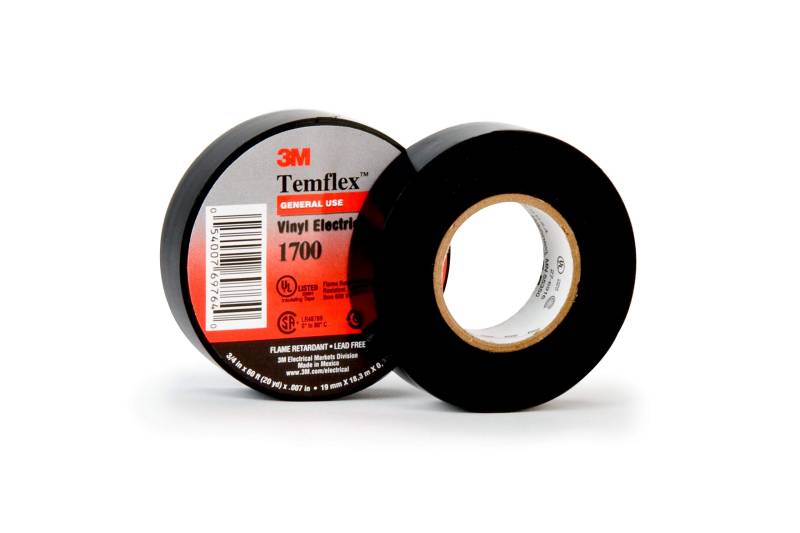 3 M Temflex Allgemeinen Gebrauch Vinyl Isolierband '1700–3/4 x 60ft, 3/4 in x 60 ft von 3M