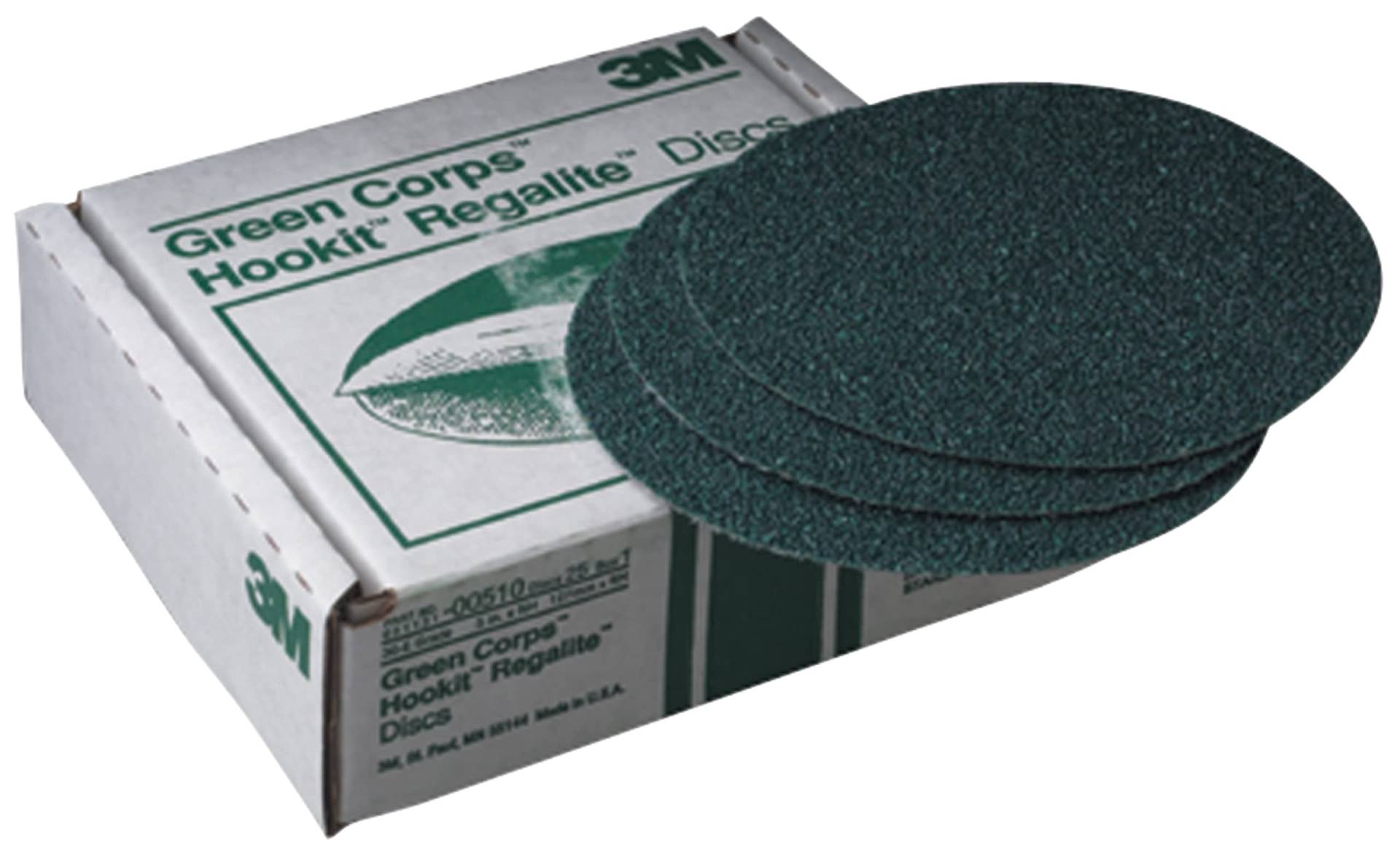 3M Green Corps 00516 Hookit Disc 6 Zoll 36 25 Scheiben pro Karton von 3M
