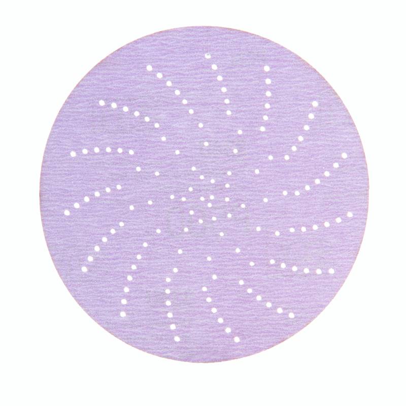 3M Hookit Purple Clean Schleifscheibe 334U, 30472, 5 Zoll, P500 Grade, 50 Scheiben pro Karton von 3M