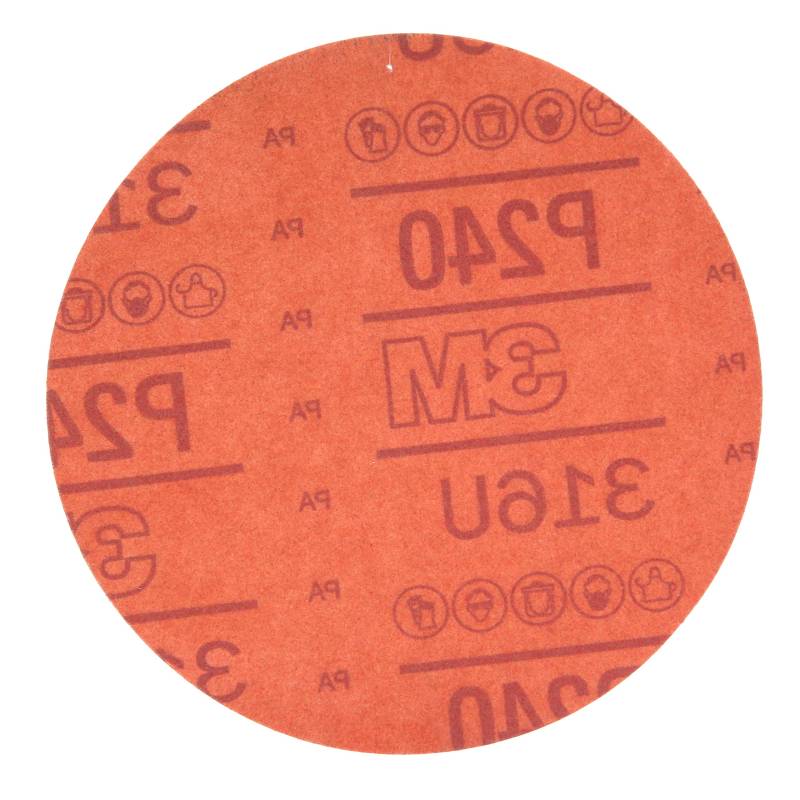 3M Hookit Red Schleifscheibe, 01220, 15,2 cm, P240, 50 Scheiben pro Karton von 3M