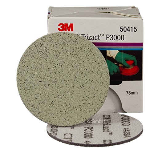 3M Hookit Trizact Feinschleifscheiben P3000 à˜ 75mm 50415-15 Stück von 3M