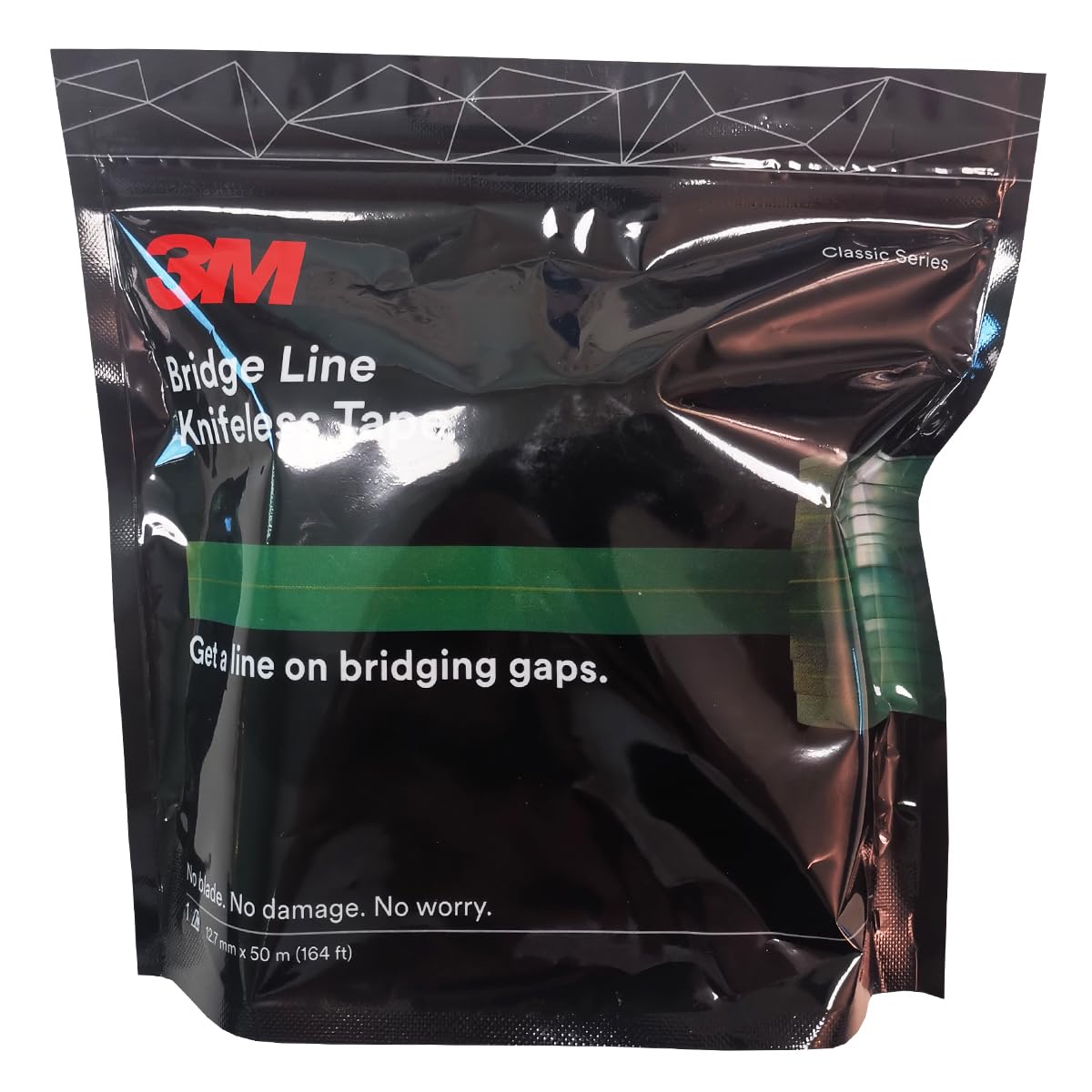 3M | Knifeless Tape, Schneidband für Detailarbeiten beim Wrapping, Bridge Line 12,7mm x 50m, Schneidedraht für präzises Schneiden von Folien ohne Klingen von 3M