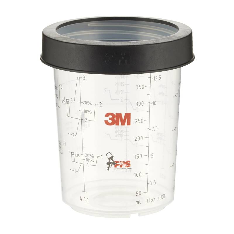 3M PPS Außenbecher mit Schraubring, Midi, 0,4 l, 16122 von 3M