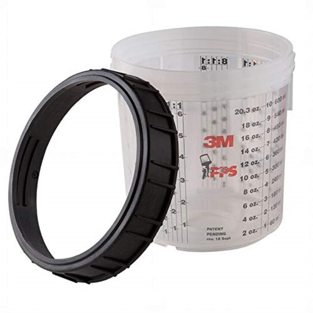 3M PPS Becher mit Schraubring, 0,17 l 3M PPS Becher mit Schraubring, 0,17 l von 3M