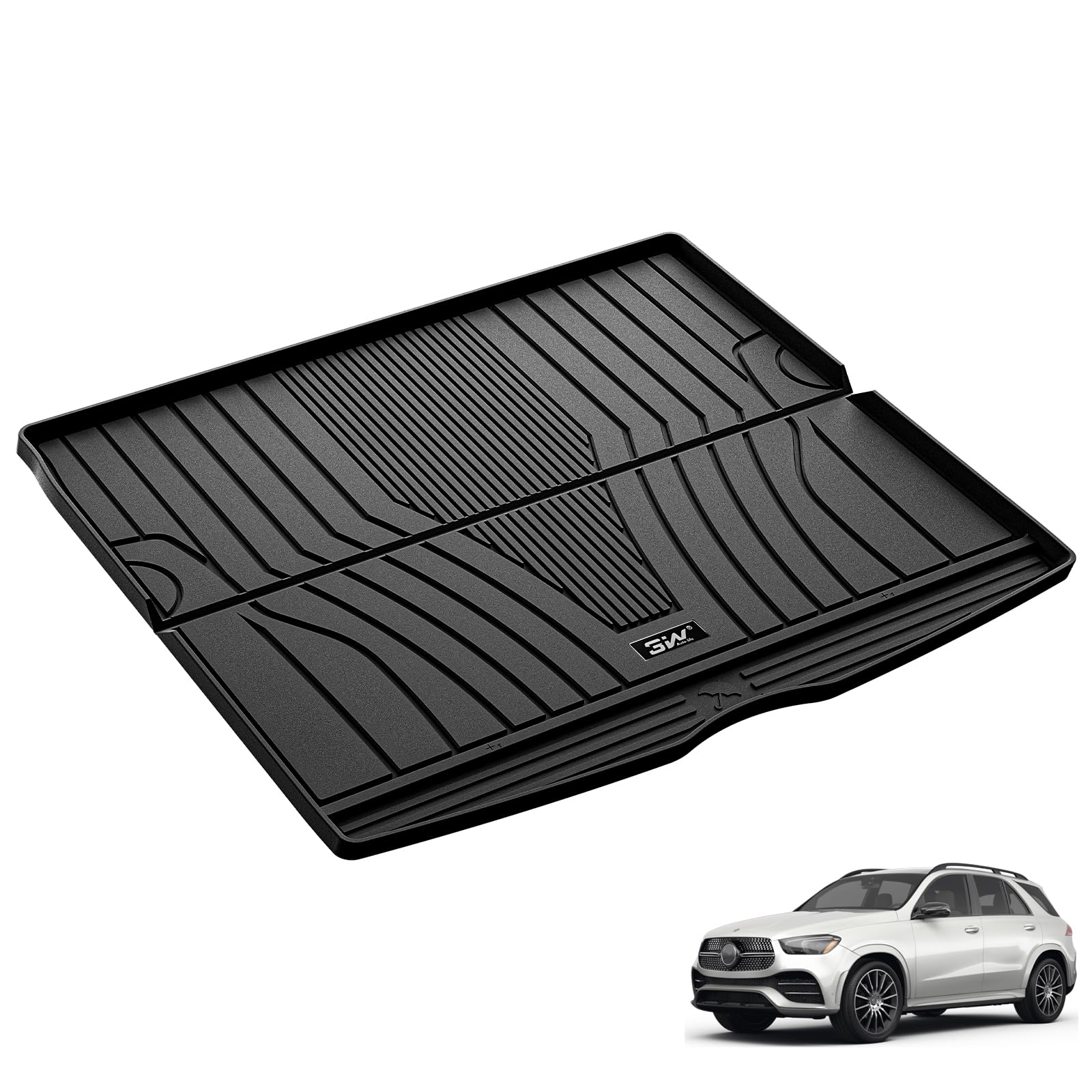 3W Kofferraumwanne für Mercedes Benz GLE V167 2020-2025, TPE Allwetter Maßgeschneiderte Kofferraummatte Komplettset Mercedes Benz GLE V167 Auto Kofferraum Zubehör, Wasserabweisend & Pflegeleicht 3W Kofferraumwanne für Mercedes Benz GLE V167 2020-2025, TPE Allwetter Maßgeschneiderte Kofferraummatte Komplettset Mercedes Benz GLE V167 Auto Kofferraum Zubehör, Wasserabweisend & Pflegeleicht von 3W