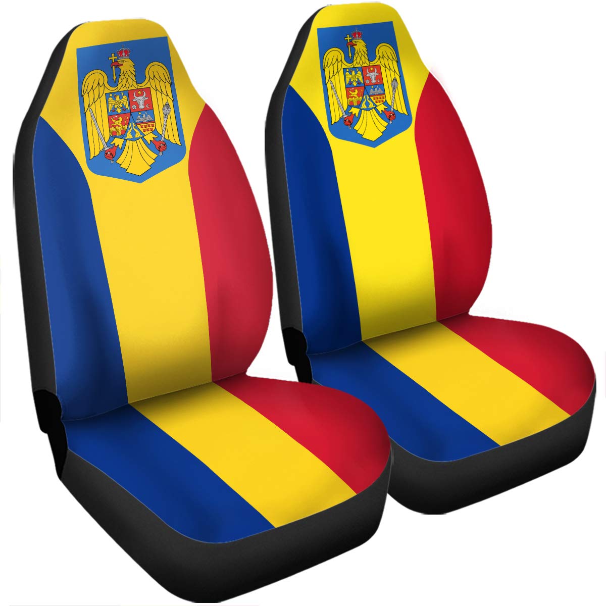 2Er Set Auto-Vordersitzkissen Rumänisches Wappen Rumänien-Flagge Sitzschoner Für Autositze Hohe Festigkeit Auto-Zubehör Atmungsaktiv Auto Vordersitzbezug Für SUV Lieferwagen Limousine 2Er Set Auto-Vordersitzkissen Rumänisches Wappen Rumänien-Flagge Sitzschoner Für Autositze Hohe Festigkeit Auto-Zubehör Atmungsaktiv Auto Vordersitzbezug Für SUV Lieferwagen Limousine von 403