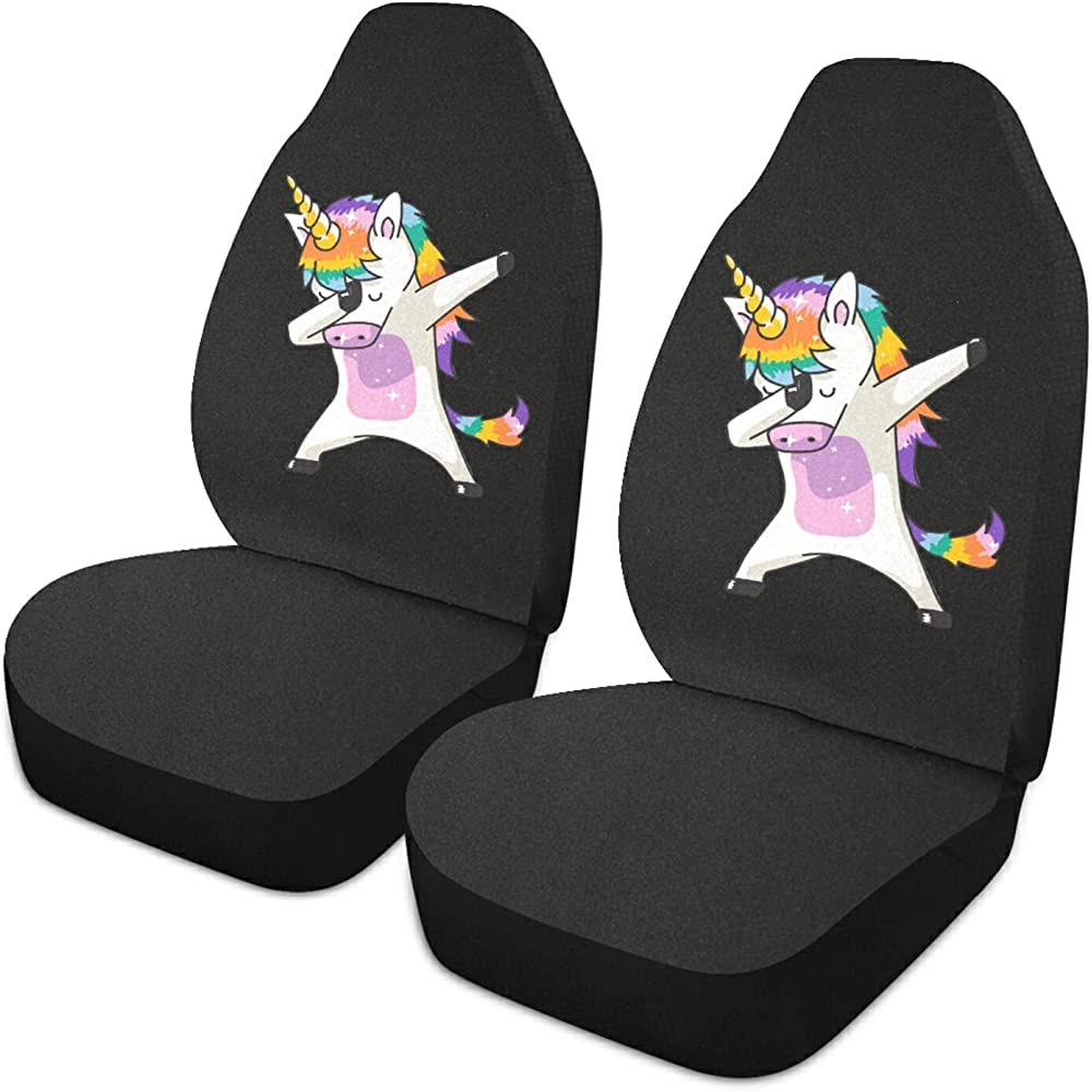 Sitzbezug Für Auto Tupfender Einhorn Regenbogen Lustig Auto Sitzbezüge Universal Waschbar Autositzbezüge Wasserdicht Sitzbezüge Auto Vordersitze Für Fahrzeuge Geländewagen Car, 52x138cm von 456