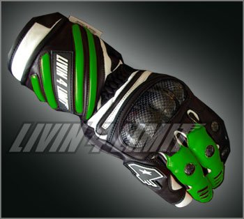 4LIMIT Sports motoglove_SPIDER//green/wht/blk/S von 4LIMIT Sports