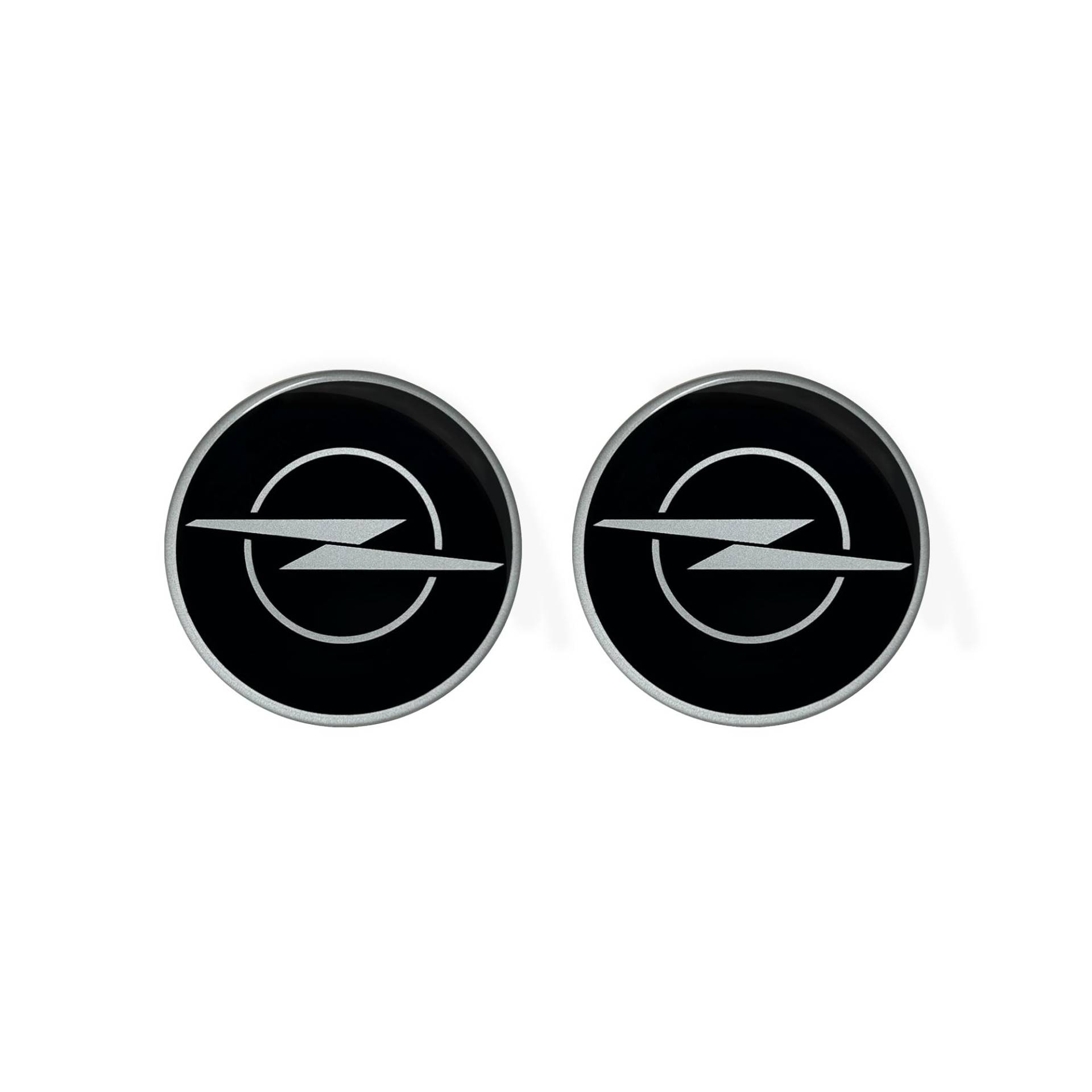 3D-Aufkleber kompatibel mit Opel, Lizenzware (Schwarz, 21 mm) von 4R Quattroerre.it