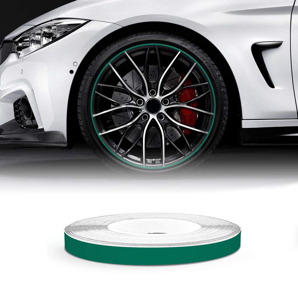 4R Quattroerre.it 10306 Reflektierende Dekorstreifen für Felgen, Wheel Trim Stripes Grün, 5 mm x 6 mt 4R Quattroerre.it 10306 Reflektierende Dekorstreifen für Felgen, Wheel Trim Stripes Grün, 5 mm x 6 mt von 4R Quattroerre.it