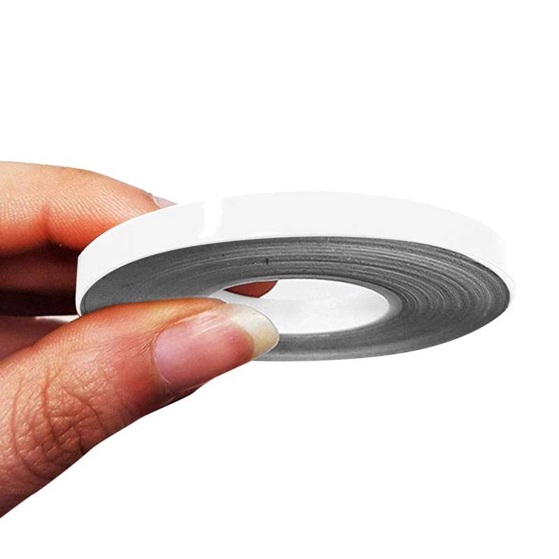 4R Quattroerre.it 10466 Trim Stripes Klebestreifen für Autos, Weiß, 5 mm x 10 mt, Weiss/opulenter Garten von 4R Quattroerre.it