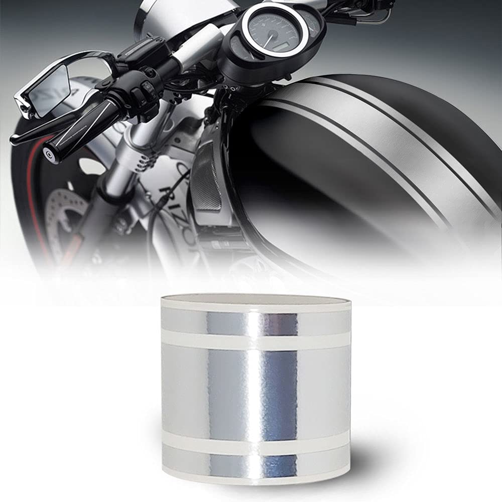 4R Quattroerre.it 10680 Verdreifachen Klebestreifen für Motorräder Bike Racing Stripe, Chrom, 8 cm x 2 mt 4R Quattroerre.it 10680 Verdreifachen Klebestreifen für Motorräder Bike Racing Stripe, Chrom, 8 cm x 2 mt von 4R Quattroerre.it