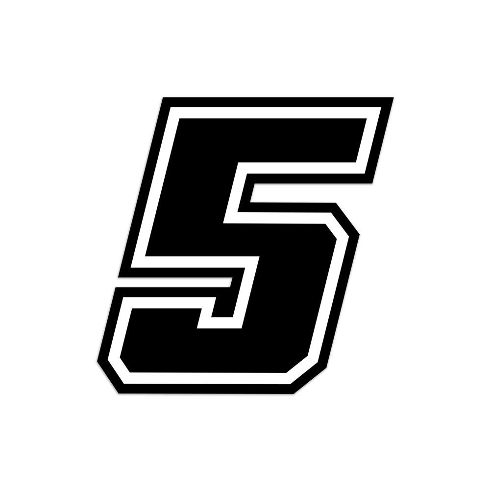 4R Quattroerre.it 13375 Nummer Racing 5 Moto GP, Schwarz, 10 x 10 cm 4R Quattroerre.it 13375 Nummer Racing 5 Moto GP, Schwarz, 10 x 10 cm von 4R Quattroerre.it