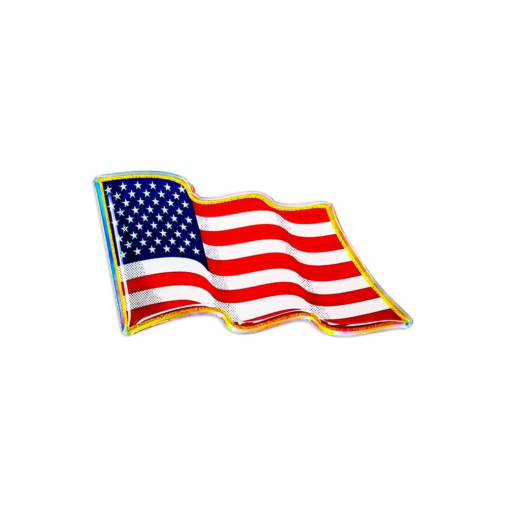 4R Quattroerre.it 14007 3D Aufkleber USA Flagge im Wind von 4R Quattroerre.it