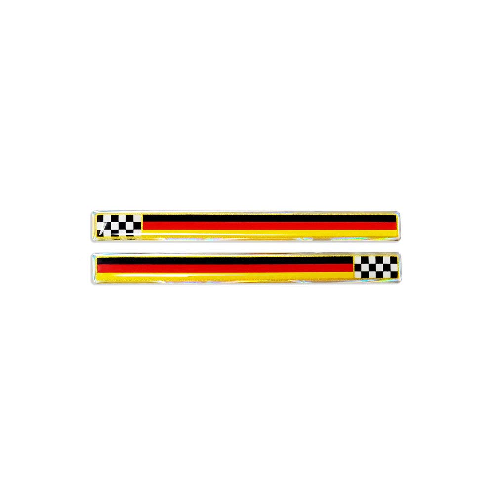 4R Quattroerre.it 14083 3D Aufkleber Slim Deutschland Schachbrett Flagge 4R Quattroerre.it 14083 3D Aufkleber Slim Deutschland Schachbrett Flagge von 4R Quattroerre.it