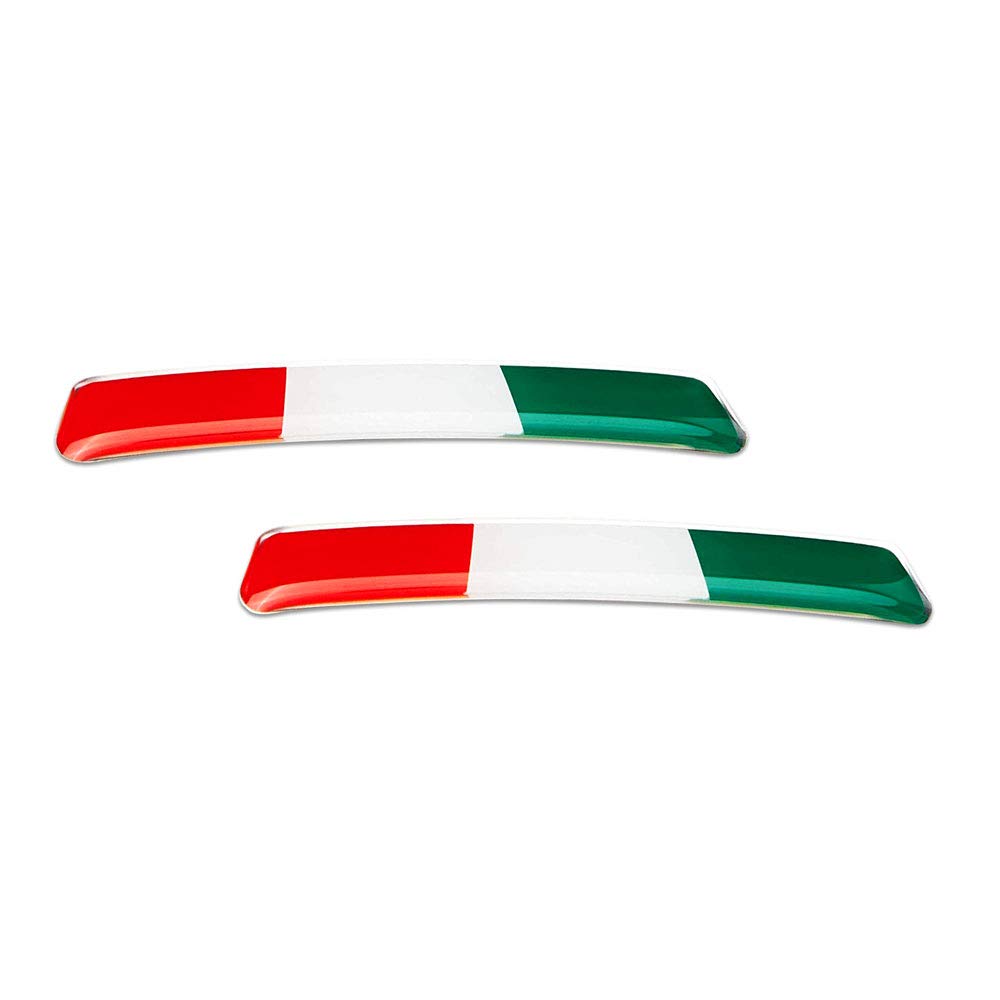 4R Quattroerre.it 14171 Aufkleber Italien Flagge für Schalthebel Alfa Giulia Stelvio, 2er-Set von 4R Quattroerre.it