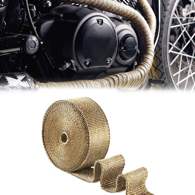 4R Quattroerre.it 16047 Wärmedämmband für Motorrad Verteiler, Klar, 5 cm x 5 mt von 4R Quattroerre.it