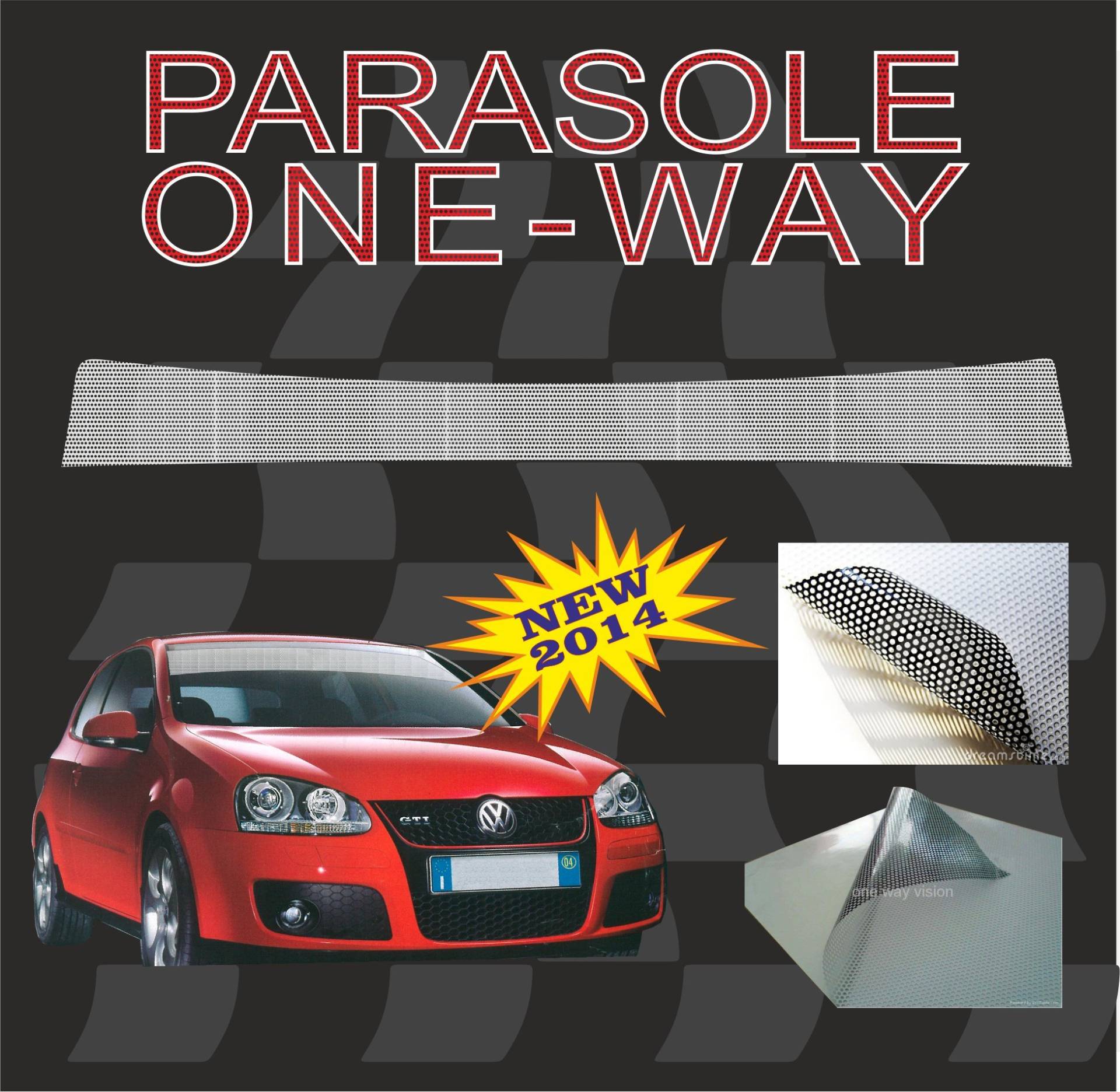 4R Quattroerre.it 2470 Auto Sonnenschutz Band One Way, Filter-sehen Effekt, innen schwarz und außen weiß, 13.5 x 125 cm 4R Quattroerre.it 2470 Auto Sonnenschutz Band One Way, Filter-sehen Effekt, innen schwarz und außen weiß, 13.5 x 125 cm von 4R Quattroerre.it