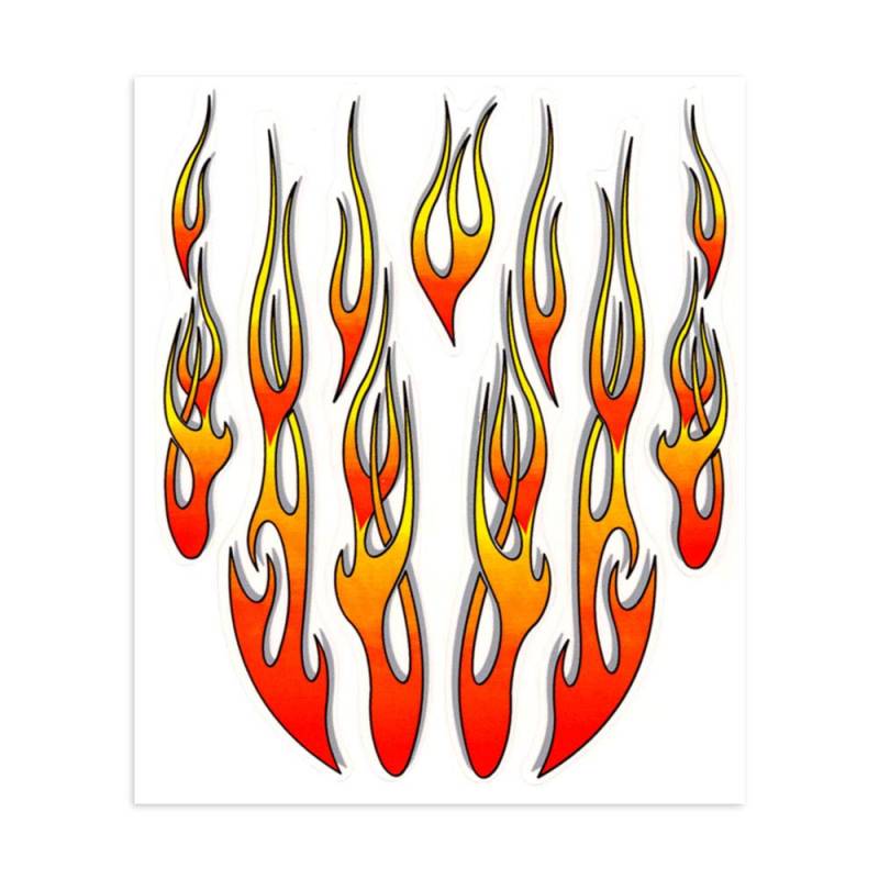 4R Quattroerre.it 32100 Sticker Aufkleber Flammen, 20 x 24 cm von 4R Quattroerre.it