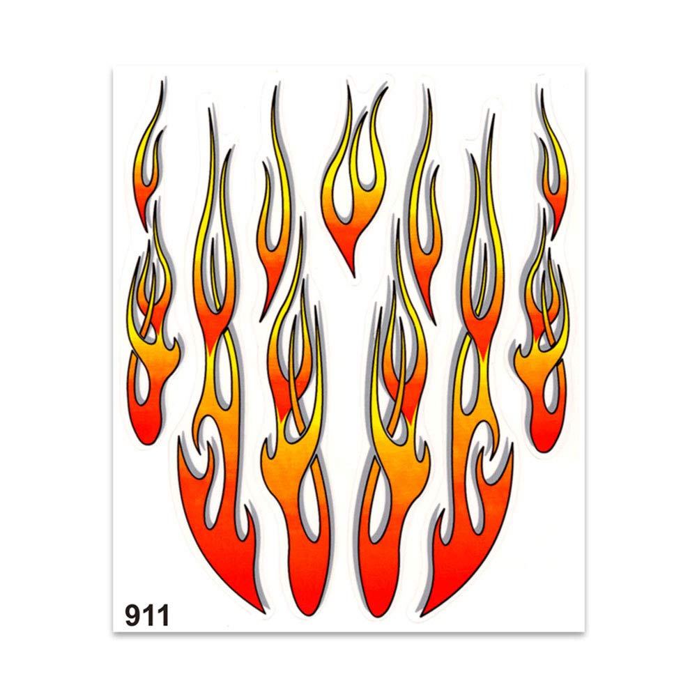 4R Quattroerre.it 911 Aufkleber Flammen, 20 x 24 cm, Mehrfarbig 4R Quattroerre.it 911 Aufkleber Flammen, 20 x 24 cm, Mehrfarbig von 4R Quattroerre.it