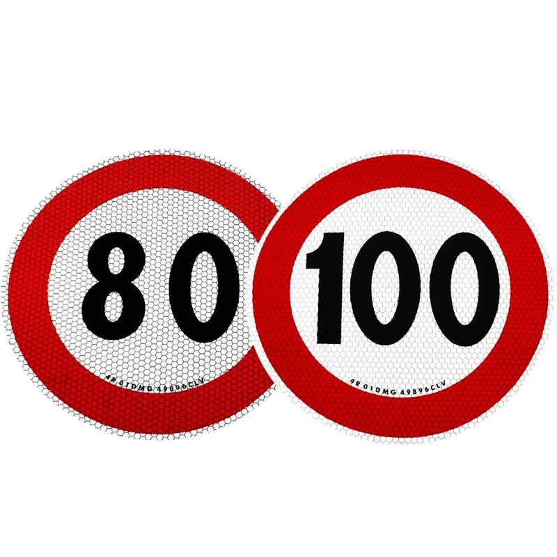 4R Quattroerre.it Geschwindigkeitsbegrenzung 80 km/h und 100 km/h E-geprüft von 4R Quattroerre.it