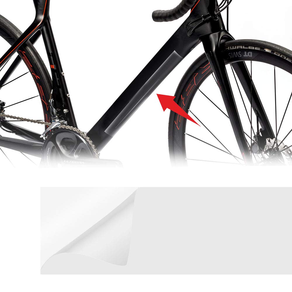 4R Quattroerre.it Unisex-Erwachsene 16701 Klebeband Scudo Frame zum Schutz des Fahrradrahmens, 8 x 50 cm, Dicke 0.3 mm, Mehrfarbig, Einheitsgröße von 4R Quattroerre.it