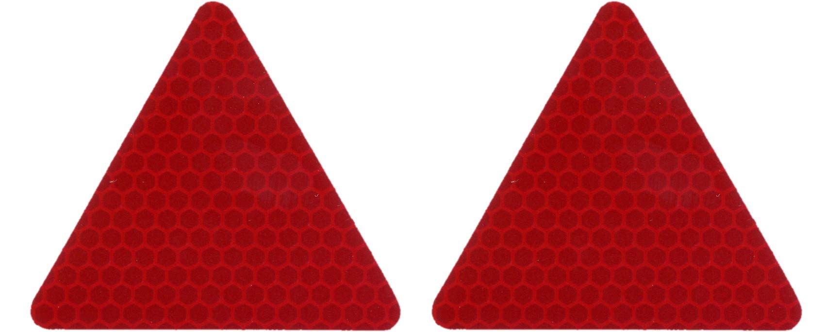 Quattroerre 1645 Aufkleber reflektierend Dreiecke, Rot, 2 Stück von 4R Quattroerre.it