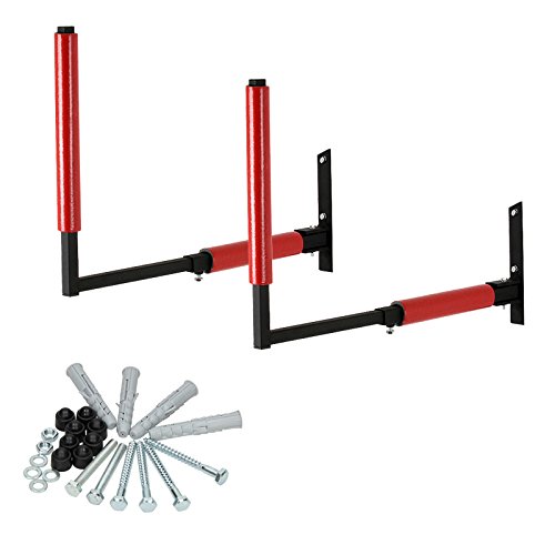 4U® Wandhalterung verstellbar für Dachboxen Dachträger Gepäckträger Wandhalter Dachkoffer Dachbox von 4U