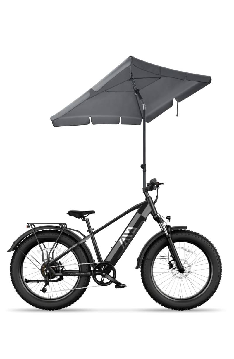 4smile Fahrrad Flaschenhalter Lenker mit Taschen, Anthrazit – Universeller Getränkehalter Fahrrad für MTB, Rennrad, E-Bike, Klapprad, robuste Qualität, Netzfächer für Zubehör von 4smile