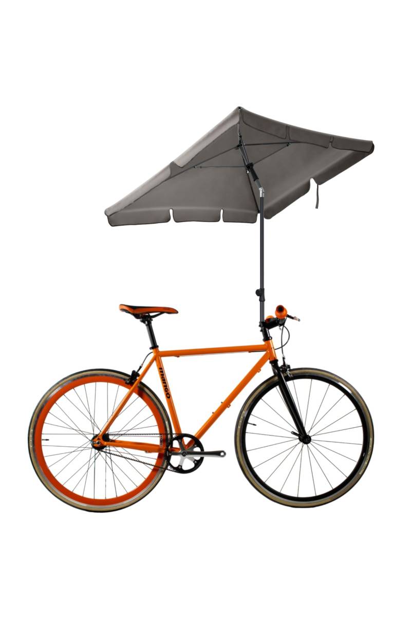 4smile Trinkflaschenhalter Fahrrad Lenker mit Netztaschen – Taupe Universeller Fahrrad Flaschenhalter für E-Bike, MTB, Rennräder, Klappräder, Stabiler Oxford Stoff, einfache Klett-Montage von 4smile