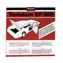 Schalldämpfmatten Terodem-SP 300 - 555.08.01 - TEROSON - 4 Platten 50 x 50 cm - von TEROSON
