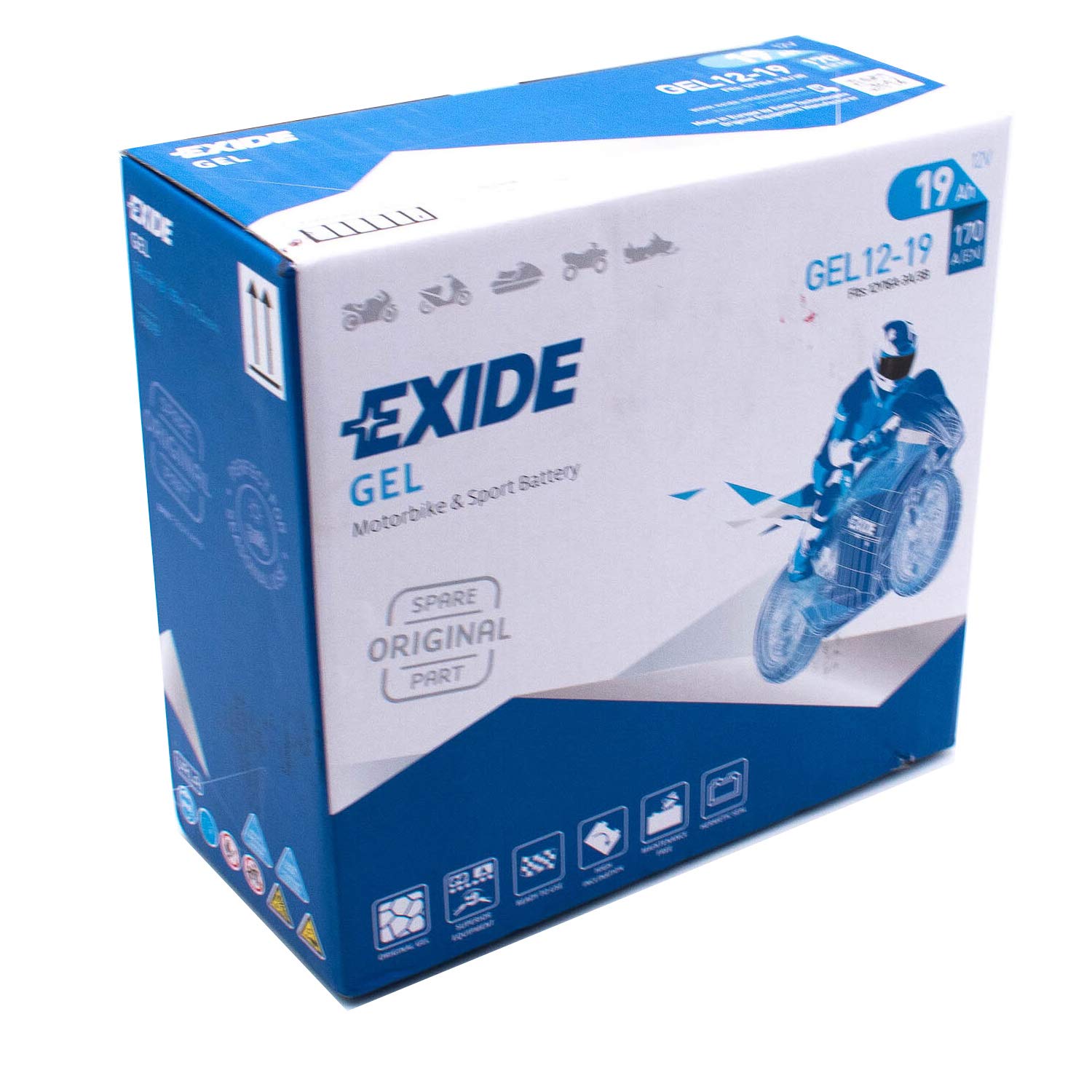 Gel Batterie - 707.26.550 - EXIDE GEL G19 von Exide
