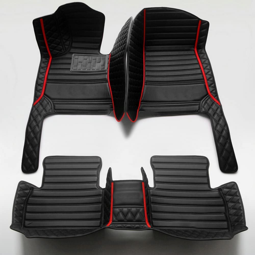 77YLMT77 Nach Maß Auto FußMatten Kompatibel mit 98.8% Volkswagen Arteon,Atlas,Beetle,CC,Eos,Golf,ID.3,ID.4,ID.5,Jetta,Passat,Scirocco,Phaeton,T-Cross,T-ROC,Taos,Tiguan,Touareg,Up(Schwarz+Rot Streifen) 77YLMT77 Nach Maß Auto FußMatten Kompatibel mit 98.8% Volkswagen Arteon,Atlas,Beetle,CC,Eos,Golf,ID.3,ID.4,ID.5,Jetta,Passat,Scirocco,Phaeton,T-Cross,T-ROC,Taos,Tiguan,Touareg,Up(Schwarz+Rot Streifen) von 77YLMT77