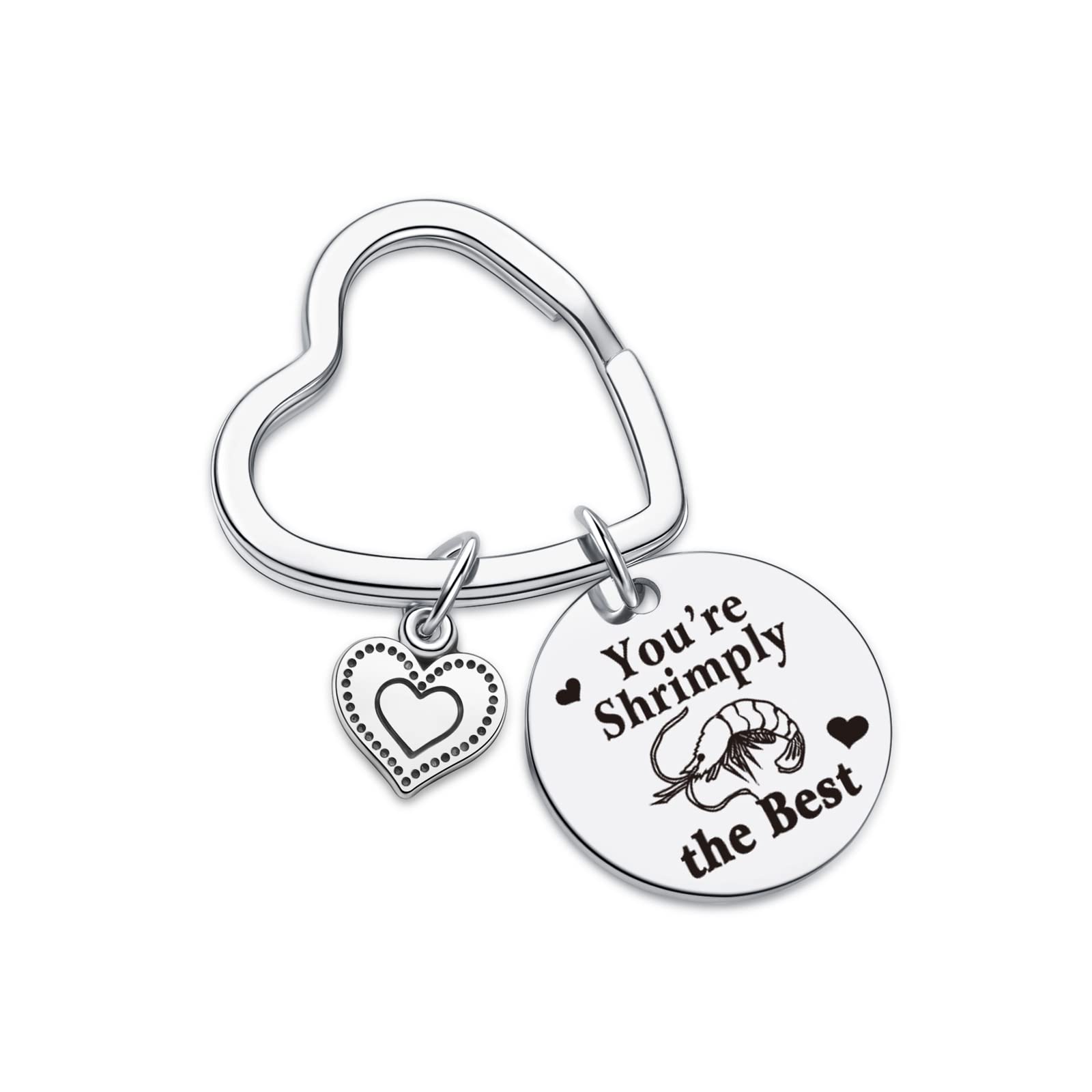 7RVZM Shrimp Keychain Shrimp Themed Gift Shrimp Inspired Jewelry For Shrimp Lover Gift Cousin Keychain, Shrimp Schlüsselanhänger, Standard 7RVZM Shrimp Keychain Shrimp Themed Gift Shrimp Inspired Jewelry For Shrimp Lover Gift Cousin Keychain, Shrimp Schlüsselanhänger, Standard von 7RVZM
