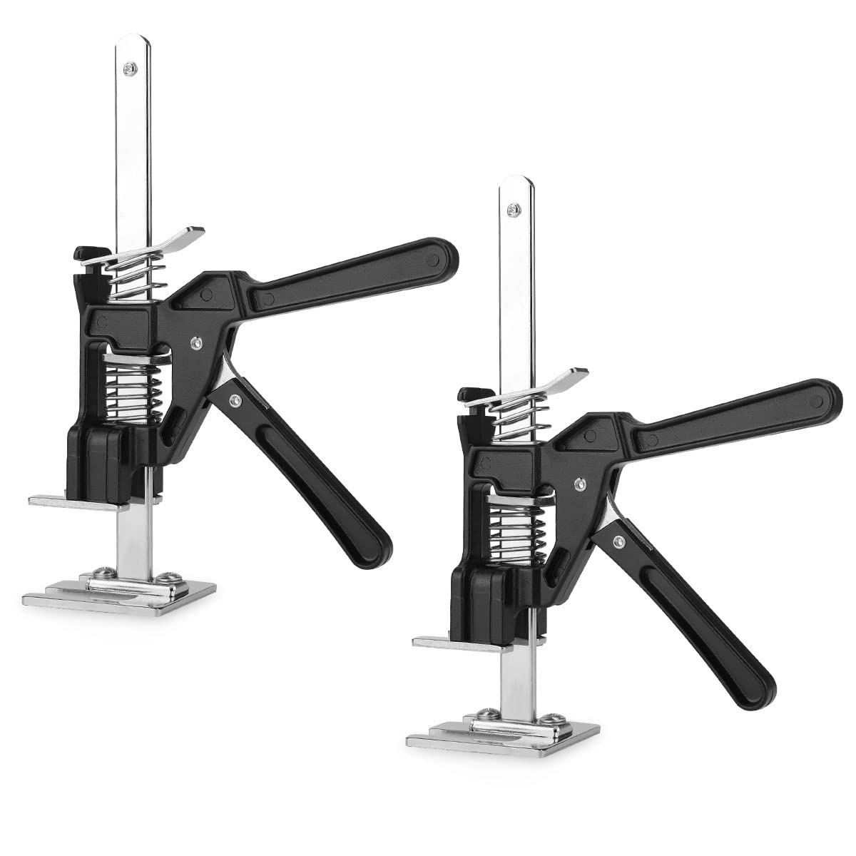 Manueller Plattenheber, für Möbel, Paneel, Halterung, Hebewerkzeug, Labor Saving Heber, Möbel, Wagenheber, Werkzeug, Plattenspieler, Kapazität 220 kg (schwarz, 2 Stück) von 95Street