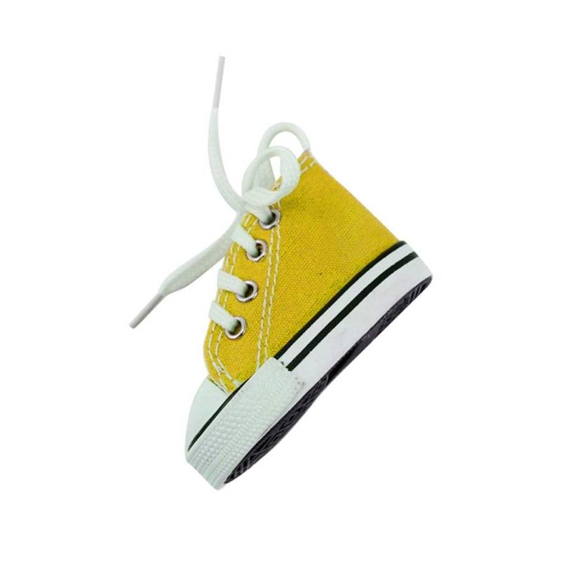Motorrad Fahrrad Fußstütze Seitenständer Kleine Schuhe Motorrad-Seitenständer Pad Seitenständer Unterlage Schuh Motorcycle Bicycle Foot Support Small Shoes Schön Segeltuchschuhe Dekoration (Gelb) von Homry