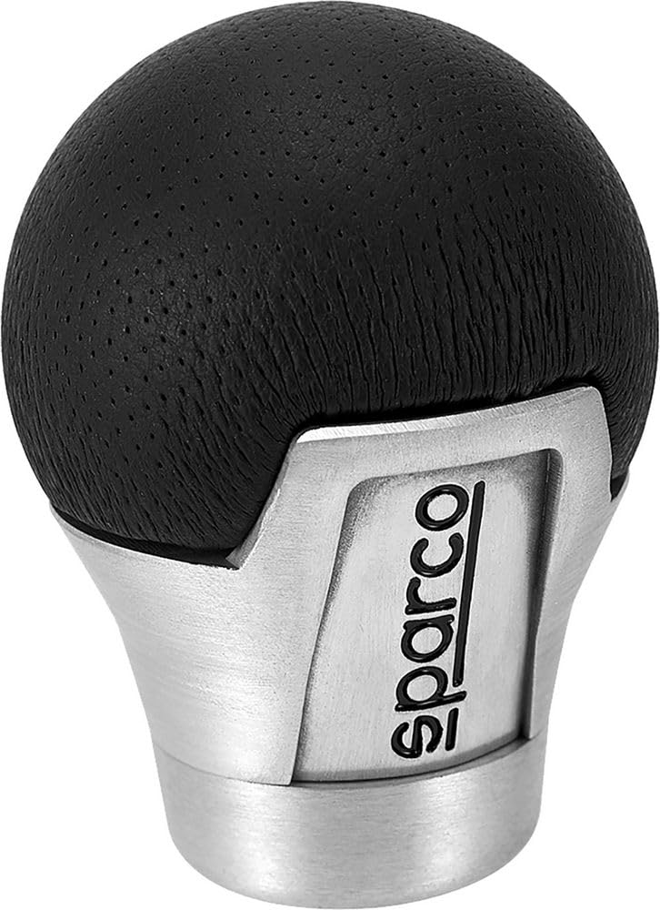 960000 - SPARCO PROGETTO CORSA SPCG101 Gear Shift Knob Roma Universal, Black/Grey Sparco von Sparco