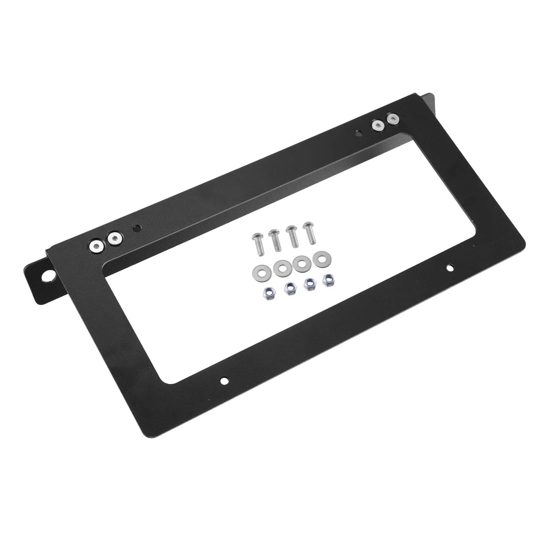 A ABSOPRO 1 Satz Auto Vorne Nummernschild Rahmen für Ford Aluminiumlegierung Schwarz A ABSOPRO 1 Satz Auto Vorne Nummernschild Rahmen für Ford Aluminiumlegierung Schwarz von A ABSOPRO