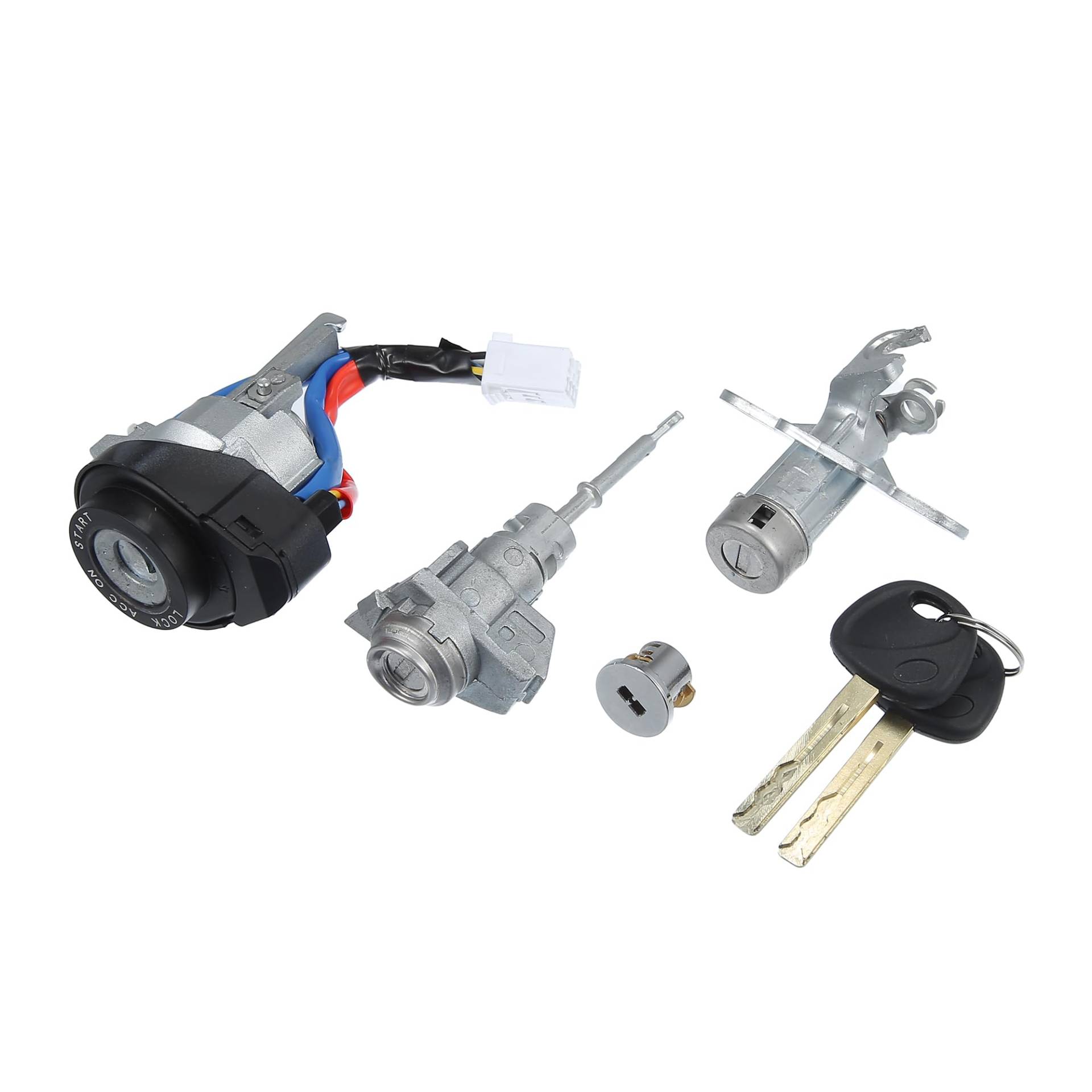 A ABSOPRO 1 Satz Innen Auto Vollschließzylinder Kit für Hyundai Schwarz A ABSOPRO 1 Satz Innen Auto Vollschließzylinder Kit für Hyundai Schwarz von A ABSOPRO