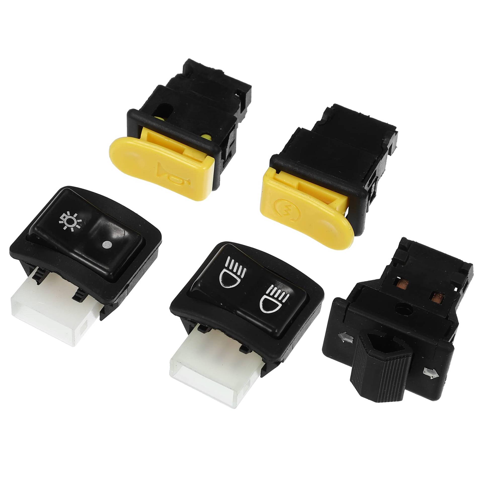 A ABSOPRO 1 Satz Motorrad Lenker Schalter Satz für Honda DIO 50 Schwarz Gelb A ABSOPRO 1 Satz Motorrad Lenker Schalter Satz für Honda DIO 50 Schwarz Gelb von A ABSOPRO