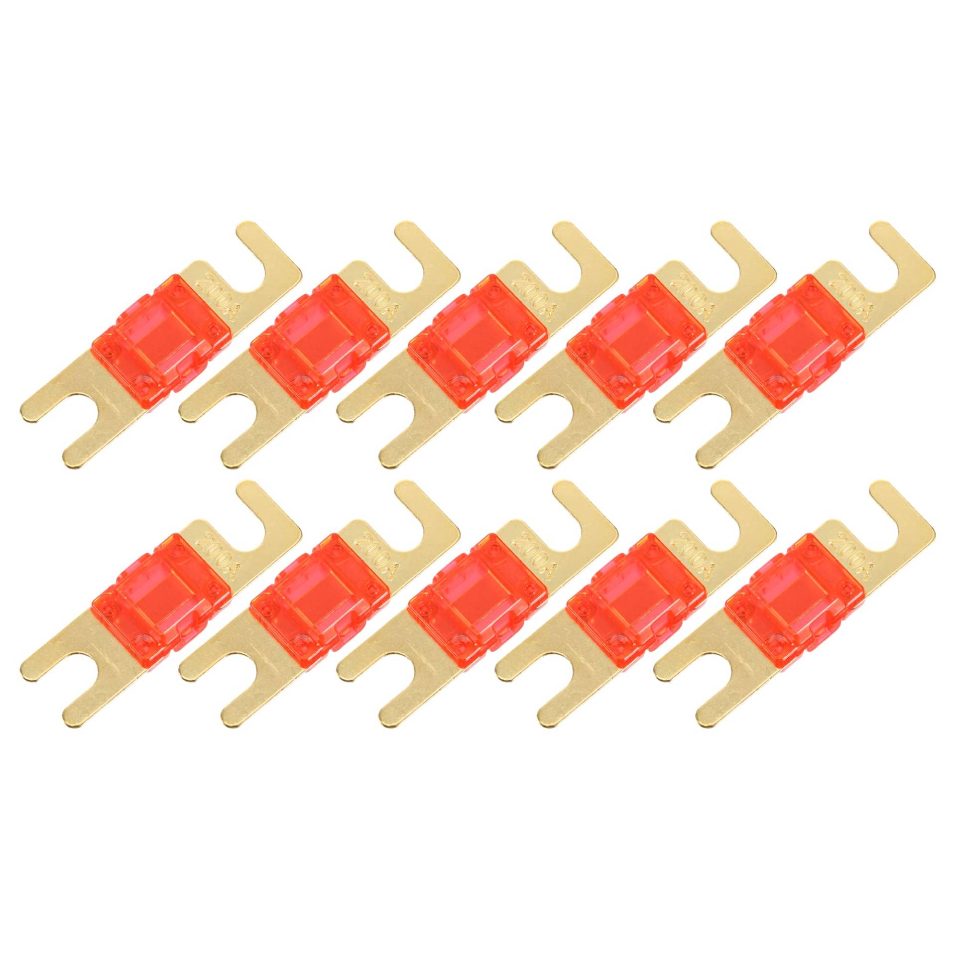A ABSOPRO 10 Stück Hochstromsicherung Schraubsicherung AFS Mini ANL Sicherung 200A für PKW, LKW, Audio CDs A ABSOPRO 10 Stück Hochstromsicherung Schraubsicherung AFS Mini ANL Sicherung 200A für PKW, LKW, Audio CDs von A ABSOPRO