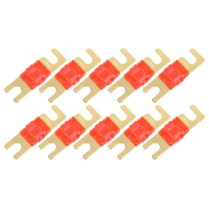 A ABSOPRO 10 Stück Hochstromsicherung Schraubsicherung AFS Mini ANL Sicherung 200A für PKW, LKW, Audio CDs von A ABSOPRO