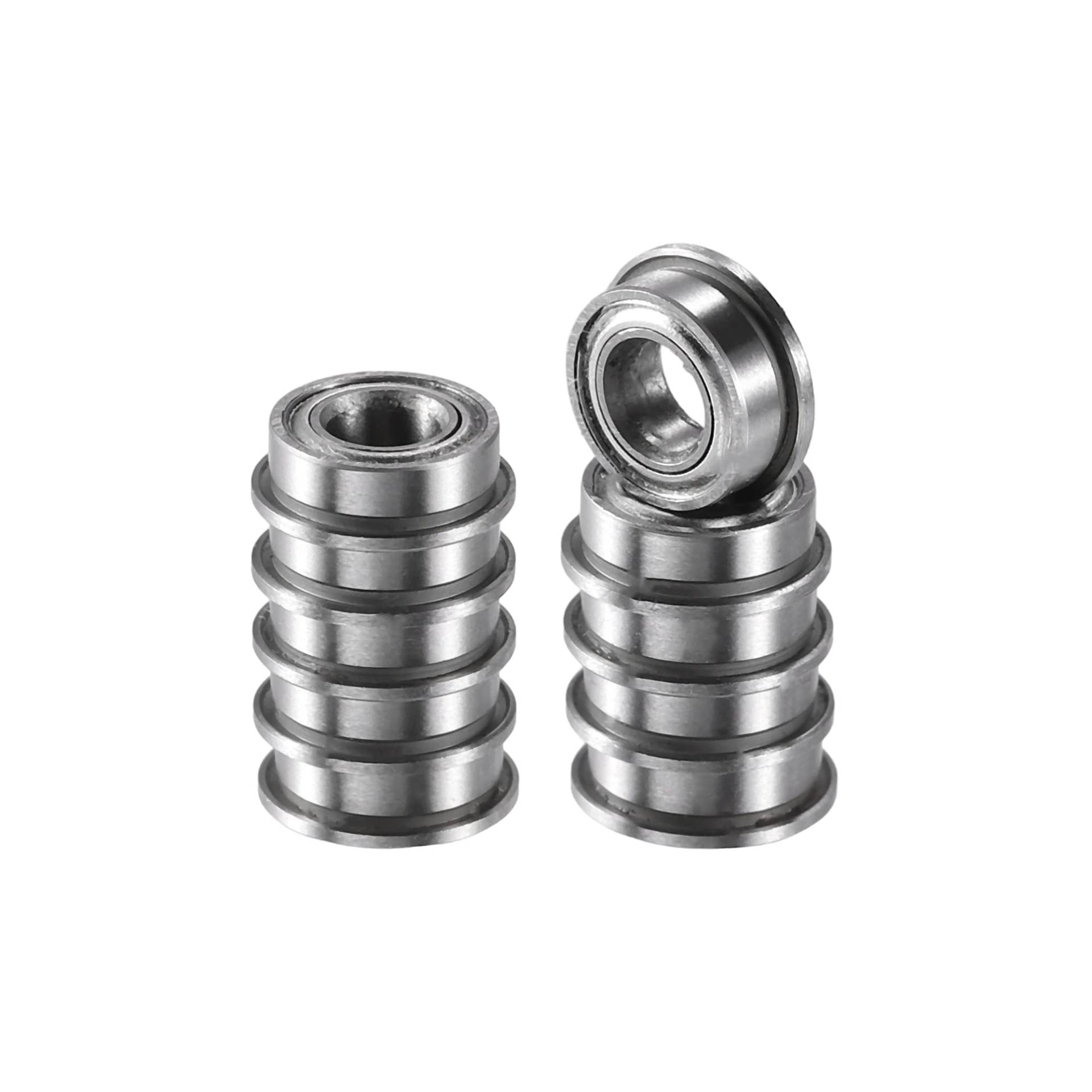 A ABSOPRO 10 Stück Rillenkugellager Einreihige Mit Flansch Kugellager MF84ZZ 4x8x3mm Silberton A ABSOPRO 10 Stück Rillenkugellager Einreihige Mit Flansch Kugellager MF84ZZ 4x8x3mm Silberton von A ABSOPRO